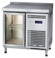 Стол холодильный Abat СХС-70 (дверь-стекло, с бортом) 