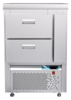 Стол холодильный Abat СХС-70Н (2 ящика 1/2, без борта) 