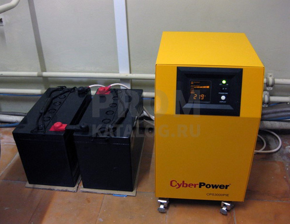 ИБП CyberPower CPS-3000 + 2 АКБ 12В х 150 А/ч