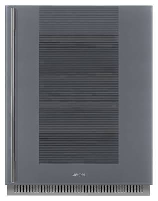 Винный шкаф SMEG CVI138RS3 (петли справа) серебристое стекло