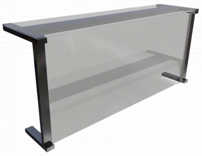 Настольная полка Optima Shelf 083/G г-образная